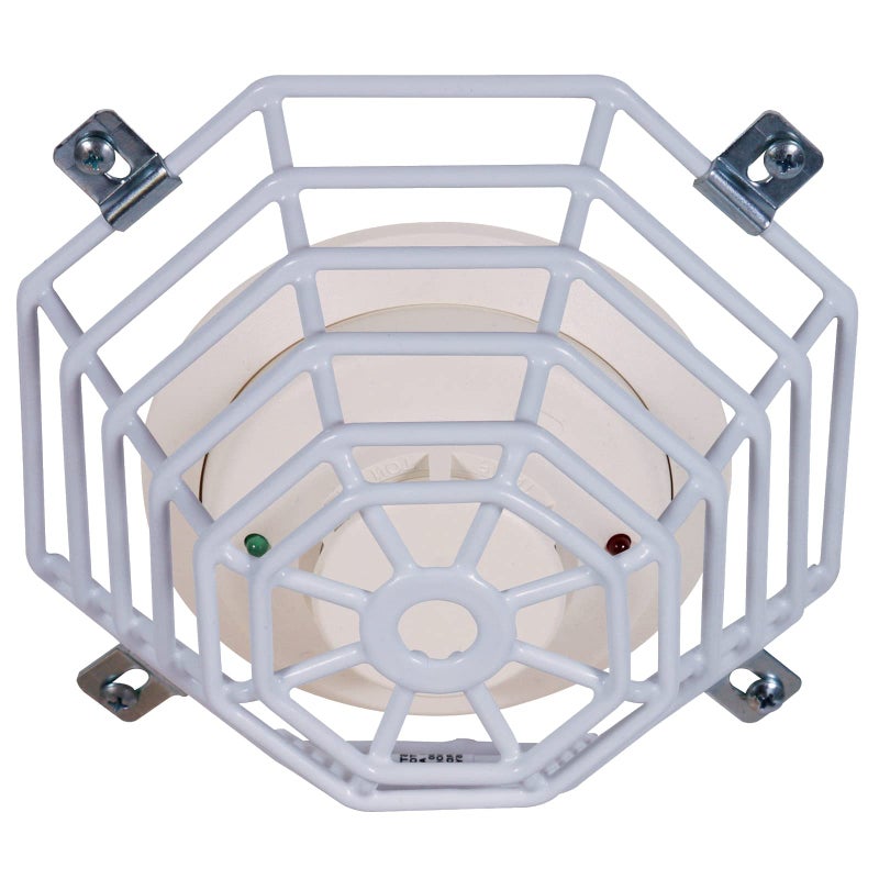 STI Safety Technology International, Inc. STI-9604 Steel Web Stopper, for Mini Smoke Detectors, Flush Mount, Protective Coated Steel Wire Guard , White - Image 2